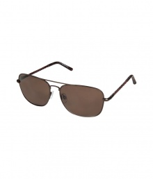 Look good while protecting your eyes from the sun with these chic sunnies from Tods - Square shape, double-bar detail, bridge pads, tinted lenses with UV protection - Pair with your favorite dressed up or down off-duty looks Look good while protecting your eyes from the sun with these chic sunnies from Tods - Square shape, double-bar detail, bridge pads, tinted lenses with UV protection - Pair with your favorite dressed up or down off-duty looks