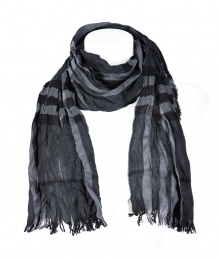Finish your look on an iconic note with Burberry Londons checked scarf, detailed in super soft crinkled merino-cashmere for luxuriously laid-back results - Frayed ends - Wear inside over bright knit sweaters, or outdoors over classic coats with leather gloves Finish your look on an iconic note with Burberry Londons checked scarf, detailed in super soft crinkled merino-cashmere for luxuriously laid-back results - Frayed ends - Wear inside over bright knit sweaters, or outdoors over classic coats with leather gloves