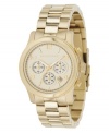 Warm, wonderful colors light up this Michael Kors timepiece.