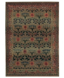 Keep your floors fresh with the charming garden motif that sprouts from the surface of this Sphinx area rug. Made from soft polypropylene for superb durability. Keep your floors fresh with the charming garden motif that sprouts from the surface of this Sphinx area rug. Made from soft polypropylene for superb durability.