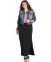 Take your casual style to the max with American Rag's plus size maxi skirt-- it's so on-trend for the season!