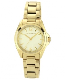 Graceful lines creates a feminine, everyday watch from Vince Camuto. Graceful lines creates a feminine, everyday watch from Vince Camuto.