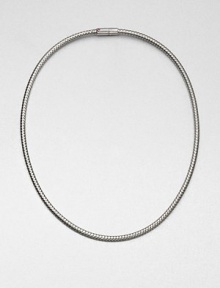 From the Primavera Collection. A intricately braided 18k white gold design that is as modern as it is classic. 18k white goldLength, about 16Push clasp closureMade in Italy From the Primavera Collection. A intricately braided 18k white gold design that is as modern as it is classic. 18k white goldLength, about 16Push clasp closureMade in Italy