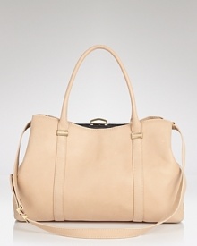 Stop cramming. Roomy and gorgeous, this creamy leather satchel from Botkier is designed to hold the essentials without a drop in style. Stop cramming. Roomy and gorgeous, this creamy leather satchel from Botkier is designed to hold the essentials without a drop in style.