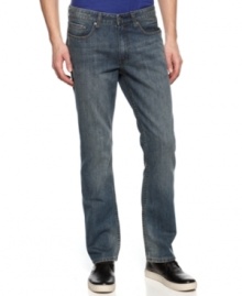 Open up your wardrobe to classic jean style with these boot-cut jeans from Kenneth Cole Reaction. Open up your wardrobe to classic jean style with these boot-cut jeans from Kenneth Cole Reaction.