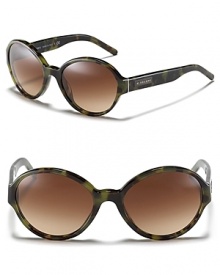 Shield your eyes from the sun with the masters of British cool. Burberry brings style to sunglasses with a classic rounded oval silhouette. Shield your eyes from the sun with the masters of British cool. Burberry brings style to sunglasses with a classic rounded oval silhouette.