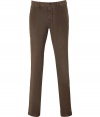 Comfortable and classic, these slim chinos from Seven for all Mankind are a great alternative to jeans - Five-pocket styling, belt loops, logo detailed back pockets, slim cut, stylishly distressed - Wear with a cashmere pullover and retro-inspired sneakers or with a henley, a blazer, and motorcycle boots