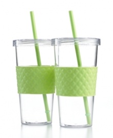 Keep cool and quenched wherever you are! Greet everyday with your favorite beverage on hand in an eco-friendly reusable mug with straw. The durable construction keeps in the chill is easy to carry and fit in most standard cup holders for H20 on the go! Keep cool and quenched wherever you are! Greet everyday with your favorite beverage on hand in an eco-friendly reusable mug with straw. The durable construction keeps in the chill is easy to carry and fit in most standard cup holders for H20 on the go!