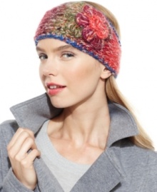 Show some flower power this winter with this adorable design from David & Young. Subtle sequin is woven into each petal for a soft shimmery look you'll love. Show some flower power this winter with this adorable design from David & Young. Subtle sequin is woven into each petal for a soft shimmery look you'll love.