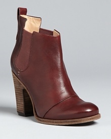 Scaled-up back tabs distinguish this Belle by Sigerson Morrison design from this season's batch of booties. The look goes work or play. Scaled-up back tabs distinguish this Belle by Sigerson Morrison design from this season's batch of booties. The look goes work or play.