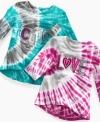 If your flower child is in need of a sweet style, she can complement her sunny looks with this tie-dye tee from Flapdoodles.