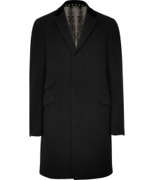 With classic tailoring and clean lines, this haberdashery-style coat from Etro injects urbane-luxe to any look - Spread collar, single chest pocket, flap waist pockets, concealed front button closure, thigh length - Pair with jeans and a cashmere pullover or slim trousers and a printed button down With classic tailoring and clean lines, this haberdashery-style coat from Etro injects urbane-luxe to any look - Spread collar, single chest pocket, flap waist pockets, concealed front button closure, thigh length - Pair with jeans and a cashmere pullover or slim trousers and a printed button down