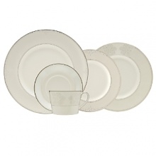 Sprinkled with subtle, stylized florals and wrapped in polished platinum bands, Modern Love dinnerware brings refined whimsy to your formal table. In fine bone china with turquoise accent pieces. By designer Monique Lhuillier for Royal Doulton. Sprinkled with subtle, stylized florals and wrapped in polished platinum bands, Modern Love dinnerware brings refined whimsy to your formal table. In fine bone china with turquoise accent pieces. By designer Monique Lhuillier for Royal Doulton.