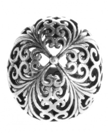 An exquisite design with cultural inspiration. Lucky Brand's Moroccan-themed ring features an intricate openwork pattern set in silver tone mixed metal. Size 7. An exquisite design with cultural inspiration. Lucky Brand's Moroccan-themed ring features an intricate openwork pattern set in silver tone mixed metal. Size 7.