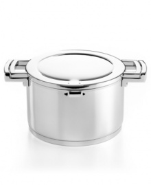 At your service. Ready to whip up culinary masterpieces, this covered stockpot expertly preps soups, braised meats, flavorful sauces and more in a durable stainless steel construction that delivers incredible heat-up and control. The versatile pot works on all stovetops and slips right in the dishwasher. Limited lifetime warranty. At your service. Ready to whip up culinary masterpieces, this covered stockpot expertly preps soups, braised meats, flavorful sauces and more in a durable stainless steel construction that delivers incredible heat-up and control. The versatile pot works on all stovetops and slips right in the dishwasher. Limited lifetime warranty.