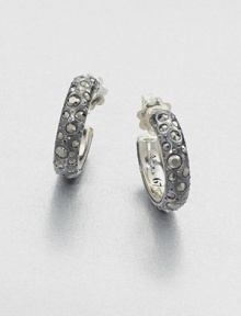 EXCLUSIVELY AT SAKS. From the Gourmette Collection. An artisan, handcrafted, sterling silver hoop encrusted with sparkling marcasite that celebrates the founding years of this brand. MarcasiteSterling silverLength, about .75Post backMade in Italy EXCLUSIVELY AT SAKS. From the Gourmette Collection. An artisan, handcrafted, sterling silver hoop encrusted with sparkling marcasite that celebrates the founding years of this brand. MarcasiteSterling silverLength, about .75Post backMade in Italy