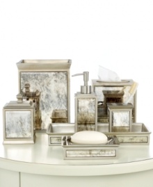 Turn your bathroom into a palace with this Palazzo toothbrush holder from Kassatex, featuring an antiqued mirror finish for a classic look. Turn your bathroom into a palace with this Palazzo toothbrush holder from Kassatex, featuring an antiqued mirror finish for a classic look.