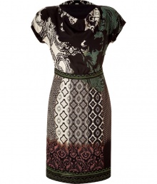 Classic with a twist, this printed cowl neck dress from Etro adds instant chic to your desk-to-date style - Cowl neck, short sleeves, fitted silhouette, all-over print, concealed side zip closure - Wear with statement sandals and an embellished clutch Classic with a twist, this printed cowl neck dress from Etro adds instant chic to your desk-to-date style - Cowl neck, short sleeves, fitted silhouette, all-over print, concealed side zip closure - Wear with statement sandals and an embellished clutch