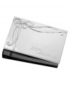 Silver anniversary. Look back on your happiest times together with this Best Wishes photo album, featuring a polished silver-plated cover engraved with 25th Anniversary. A thoughtful gift, from Lenox. Qualifies for Rebate
