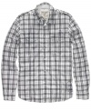 In an easy-wear plaid, this Guess shirt is the just-right uniform for the weekend warrior. (Clearance)