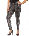 INC's beloved plus size leggings are back with an on-trend snakeskin print that feels so right for fall! (Clearance)