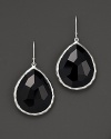 From the Rock Candy® collection, large teardrop earrings in black onyx. Designed by Ippolita.