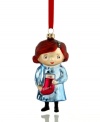 Show you believe in all the magic of Christmas with an adorable Yes, Virginia ornament featuring the little girl who famously asked, Is there a Santa Claus?