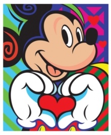 Must love Mickey. Embrace the magical world of Disney with Guido Mena's bold, graphical rendition of Mickey Mouse. Vivid stripes, swirls and hearts pop in a fine giclee print. Must love Mickey. Embrace the magical world of Disney with Guido Mena's bold, graphical rendition of Mickey Mouse. Vivid stripes, swirls and hearts pop in a fine giclee print.