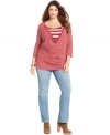 Complete your casual looks with Levi's bootcut plus size jeans, featuring a light wash.