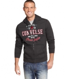 Bold and brash. Your style gets a hip addition with this hoodie from Converse with big logo graphic detail. (Clearance) Bold and brash. Your style gets a hip addition with this hoodie from Converse with big logo graphic detail. (Clearance)