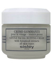 A scrub cream which works gently to lift impurities from the skin surface. The Buffing Cream is applied like a mask, then rolled off, taking with it dead skin cells and impurities that can dull the complexion. The very gentle formula contains Matricaria, which has soothing and softening properties particularly beneficial to fragile skins. With regular use, it helps refine skin texture and preserve its smooth, even appearance. A scrub cream which works gently to lift impurities from the skin surface. The Buffing Cream is applied like a mask, then rolled off, taking with it dead skin cells and impurities that can dull the complexion. The very gentle formula contains Matricaria, which has soothing and softening properties particularly beneficial to fragile skins. With regular use, it helps refine skin texture and preserve its smooth, even appearance.