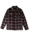 Get the rough and rugged look of the great outdoors with this plaid jacket from O'Neill.