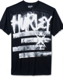 From zero to casual style hero. This graphic t-shirt from Hurley saves the day. From zero to casual style hero. This graphic t-shirt from Hurley saves the day.