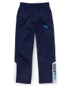 Comfortable style arrives with athletic pants from PUMA.