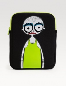 Protect your investment in this delightful neoprene case featuring Marc's signature illustration.Zip closureNeoprene and nylon8W x 10½H x ¾DImported Protect your investment in this delightful neoprene case featuring Marc's signature illustration.Zip closureNeoprene and nylon8W x 10½H x ¾DImported