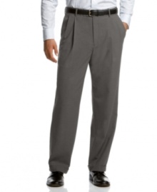Cool, comfortable, confident. These double-pleated dress pants from Dockers makes a great choice any day of the workweek. Cool, comfortable, confident. These double-pleated dress pants from Dockers makes a great choice any day of the workweek.