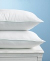 Breathe easy at night with Martha Stewart Collection's Allergy Wise synthetic pillows. Featuring medium/firm support for a healthy rest, these soft 250 thread count cotton pillows are completely hypoallergenic.