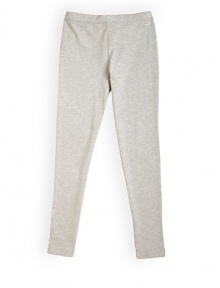Every little active girl's wardrobe must-have, cut from sturdy cotton knit with the right amount of stretch for true comfort.Elastic waistband Embroidered whale logo at waist 96% pima cotton/4% spandex Machine wash Imported Every little active girl's wardrobe must-have, cut from sturdy cotton knit with the right amount of stretch for true comfort.Elastic waistband Embroidered whale logo at waist 96% pima cotton/4% spandex Machine wash Imported