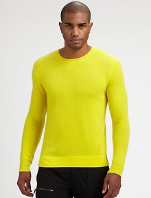 A handsome silhouette crafted from soft, sumptuous cashmere, this crewneck pullover exudes a modern, masculine polish.CrewneckRibbed knit collar and cuffsBanded hemCashmereDry cleanImported A handsome silhouette crafted from soft, sumptuous cashmere, this crewneck pullover exudes a modern, masculine polish.CrewneckRibbed knit collar and cuffsBanded hemCashmereDry cleanImported