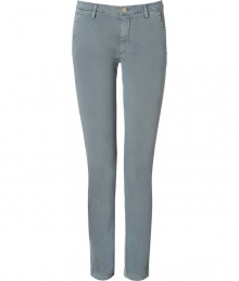 Perfect for taking cool weather looks into spring, Seven for all Mankinds grey chinos are as flattering as they are versatile - Side and back slit pockets, zip fly, button closure, belt loops - Form-fitting, skinny leg - Pair with everything from modern knits and ankle boots to feminine tops and heels Perfect for taking cool weather looks into spring, Seven for all Mankinds grey chinos are as flattering as they are versatile - Side and back slit pockets, zip fly, button closure, belt loops - Form-fitting, skinny leg - Pair with everything from modern knits and ankle boots to feminine tops and heels