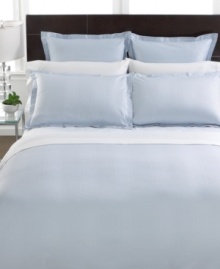 Lustrous tonal jacquard stripes bring tailored sophistication to indulgently soft 700 thread count MicroCotton® in this luxurious Hotel Collection European sham. Lustrous tonal jacquard stripes bring tailored sophistication to indulgently soft 700 thread count MicroCotton® in this luxurious Hotel Collection European sham.