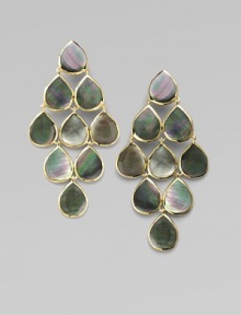 EXCLUSIVELY AT SAKS. From the Rock Candy Collection. Iridescent teardrops of black shell in 18K yellow gold settings.Black shell 18K yellow gold Length, about 2¼ Width, about 1 Post backs Imported EXCLUSIVELY AT SAKS. From the Rock Candy Collection. Iridescent teardrops of black shell in 18K yellow gold settings.Black shell 18K yellow gold Length, about 2¼ Width, about 1 Post backs Imported