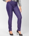 Go beyond your basic blues with INC's plus size colored skinny denim--jeans become a bright statement!