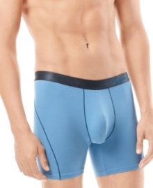 Chock-full of sporty style and modern attitude, this updated boxer brief is versatile part of any active guy's wardrobe. Chock-full of sporty style and modern attitude, this updated boxer brief is versatile part of any active guy's wardrobe.