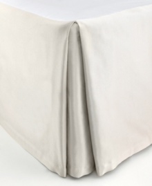 Complete the modern, sophisticated look of the Rings bedding ensemble from Hotel Collection with the coordinating bedskirt. Featuring a solid, shimmering matte texture for understated luxury. (Clearance) Complete the modern, sophisticated look of the Rings bedding ensemble from Hotel Collection with the coordinating bedskirt. Featuring a solid, shimmering matte texture for understated luxury. (Clearance)