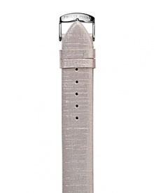 Luxe leather watch strap in modern silver finish, fits size 1, 6 & 21 Philip Stein watch heads. Luxe leather watch strap in modern silver finish, fits size 1, 6 & 21 Philip Stein watch heads.