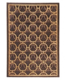Warm earthtones set the stage for a stately, interlocking pattern, imbuing your space with a grand elegance. Designed for easy care and long-lasting wear, this striking area rug from Surya will maintain its plush texture even in high-traffic areas. Warm earthtones set the stage for a stately, interlocking pattern, imbuing your space with a grand elegance. Designed for easy care and long-lasting wear, this striking area rug from Surya will maintain its plush texture even in high-traffic areas.