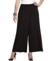 Effortlessly chic and easy-to-wear, matte jersey plus size pants are a versatile must-have, from Alex Evenings.