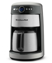 A brew made specially for you starts with refined shower-heads and a flat-bottom brew basket that evenly saturate coffee grounds and extract maximum flavor. Cater each cup to your tastes with a bold strength setting for a deeper, darker blend and a one-to-four cup cycle that automatically adjusts saturation time for aromatic, exceptional flavor. 1-year limited warranty. Model KCM223CU. A brew made specially for you starts with refined shower-heads and a flat-bottom brew basket that evenly saturate coffee grounds and extract maximum flavor. Cater each cup to your tastes with a bold strength setting for a deeper, darker blend and a one-to-four cup cycle that automatically adjusts saturation time for aromatic, exceptional flavor. 1-year limited warranty. Model KCM223CU.