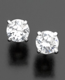 Complete every outfit with a subtle sparkle. Cubic zirconia stud earrings by Lauren Ralph Lauren. Complete every outfit with a subtle sparkle. Cubic zirconia stud earrings by Lauren Ralph Lauren.